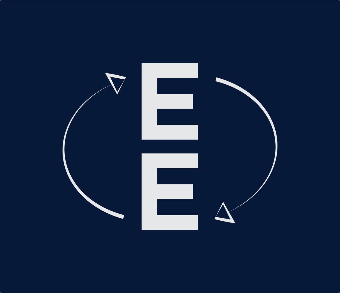 vector de logotipo libre de espacio ee