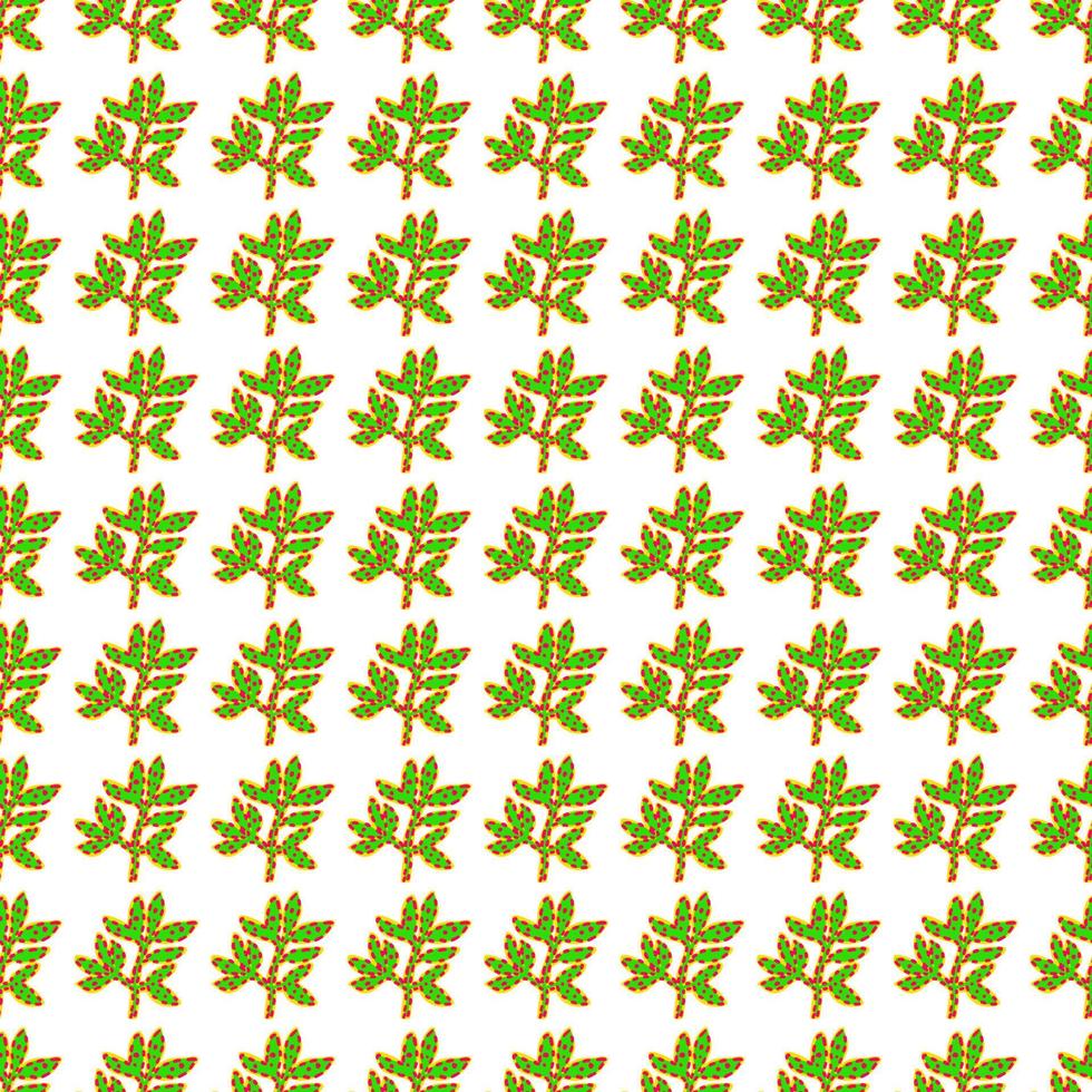 Contemporary strange leaves seamless pattern. Abstract tropical floral wallpaper. vector