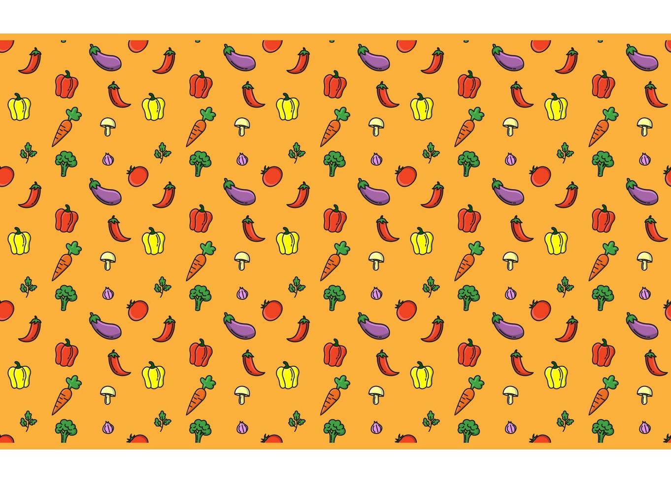 Colour vegetables seamless vector background for banner, backdrop, flyer, poster. Vector eps 10