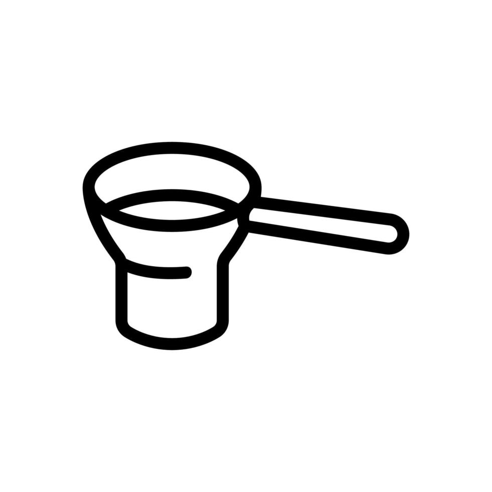sieve for filter flour icon vector outline illustration
