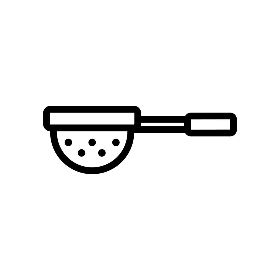 sieve for cooking icon vector outline illustration