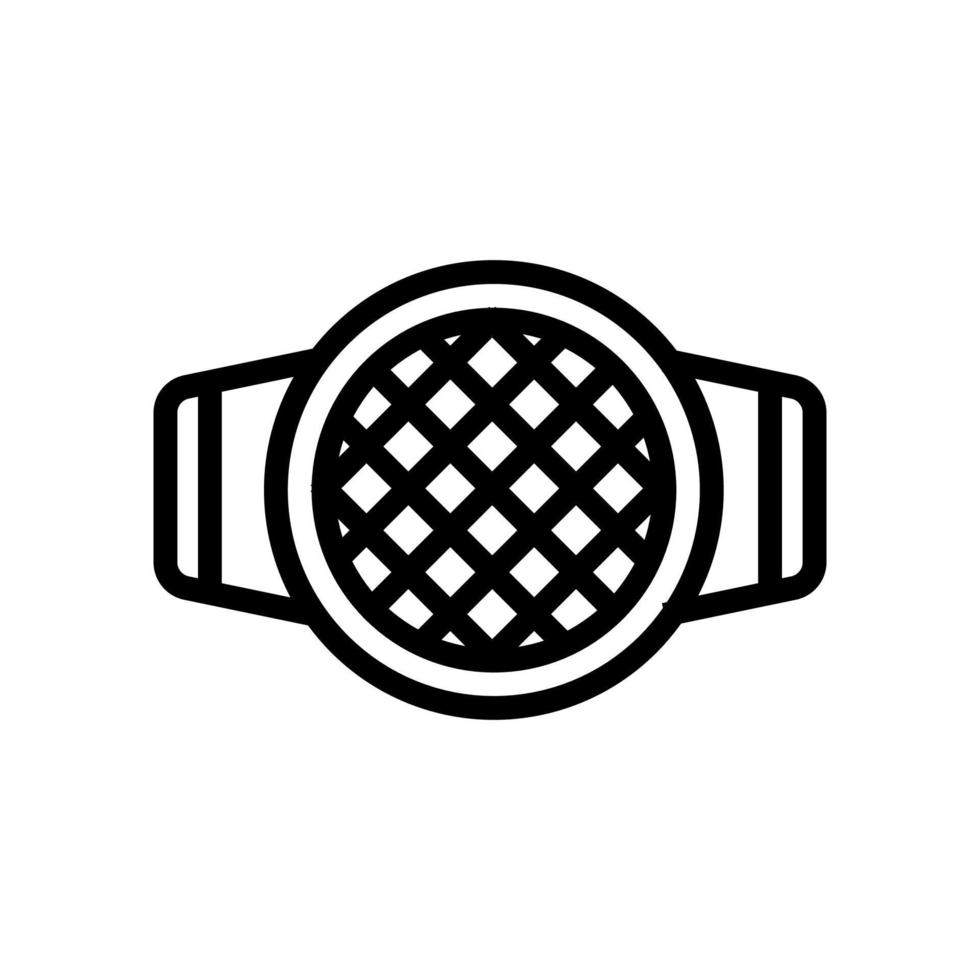 sieve kitchen instrument for preparation icon vector outline illustration