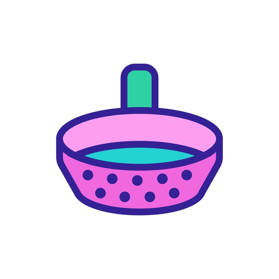 sifting flour icon vector outline illustration
