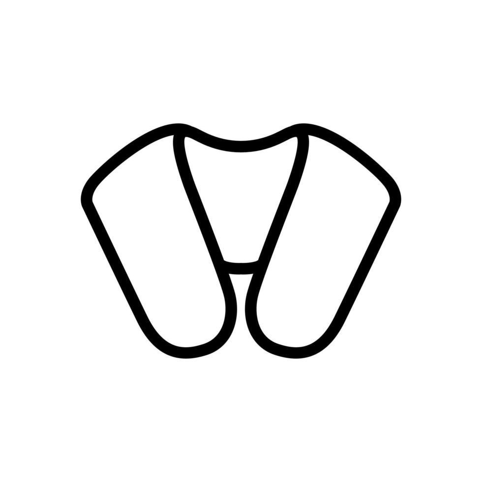 ilustración de contorno de vector de icono de masajeador corporal anticelulítico