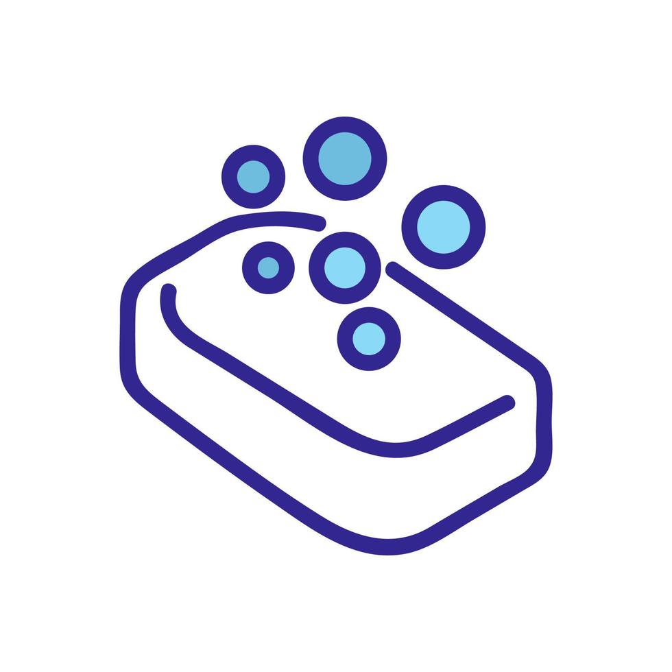 foam sponge icon vector outline illustration