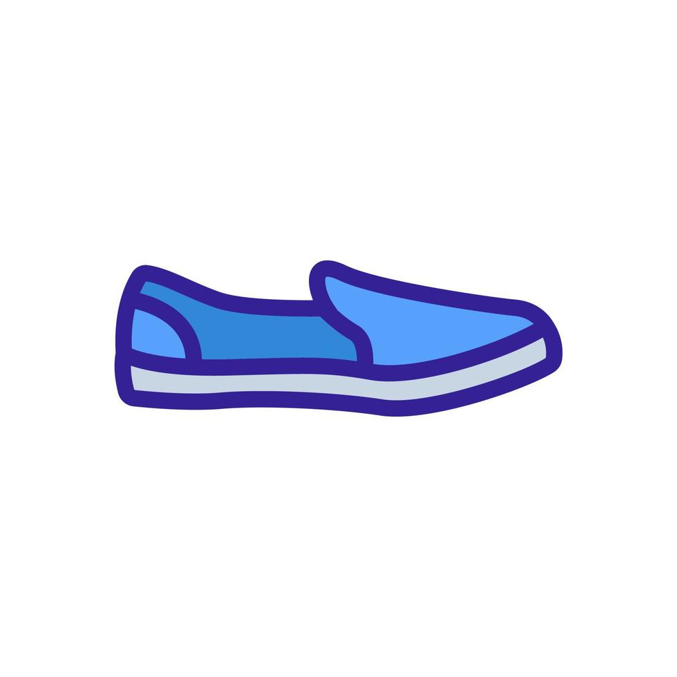 alpargatas zapato icono vector contorno ilustración
