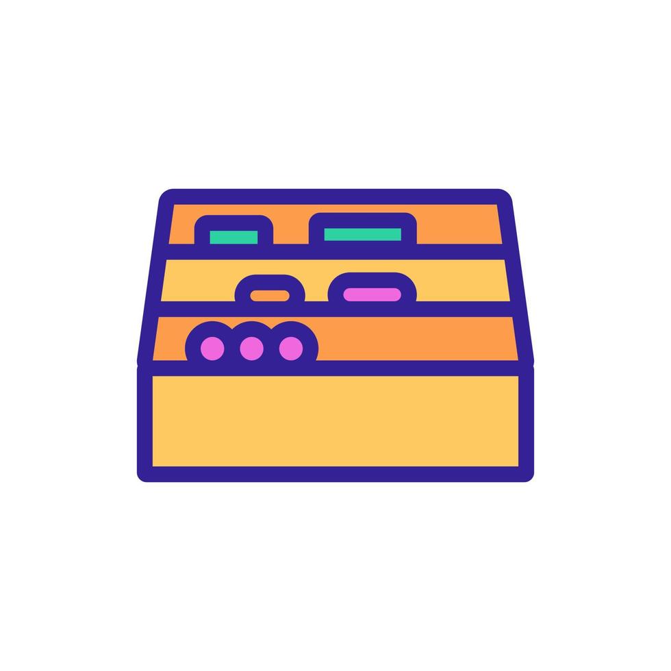 store shelf icon vector outline illustration 9726654 Vector Art at Vecteezy