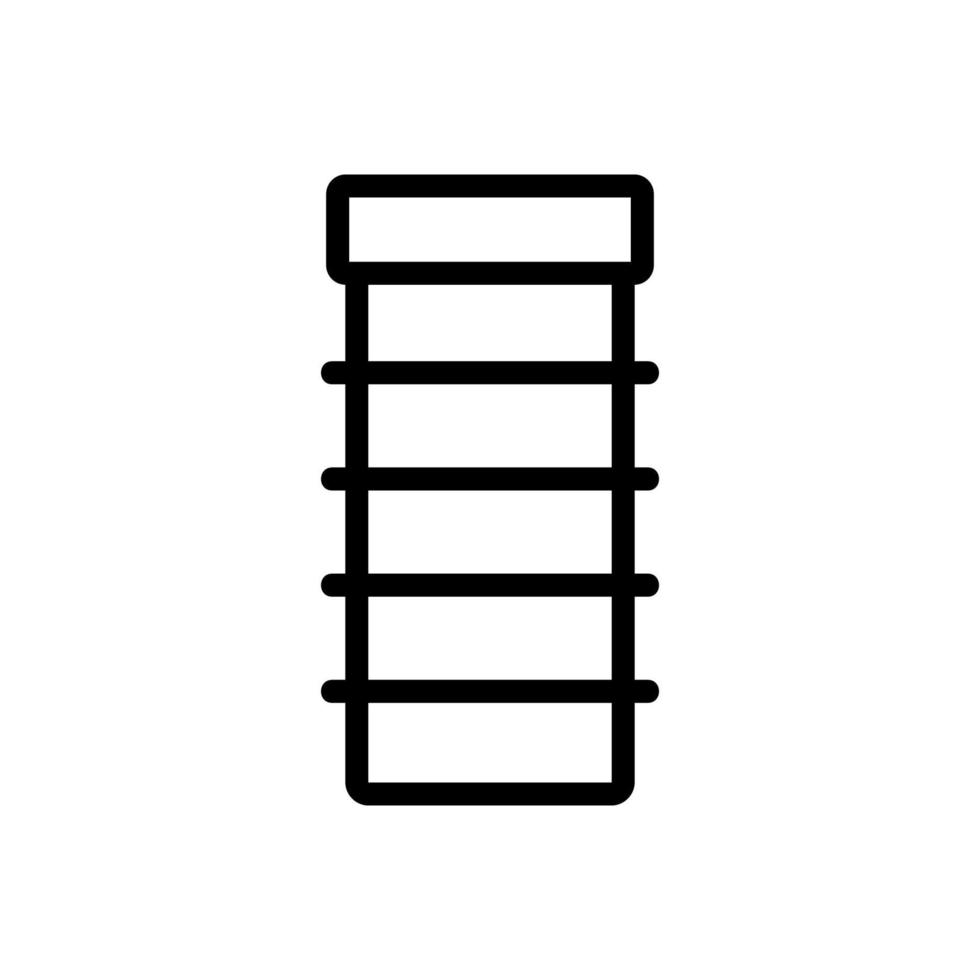 convenient shelf icon vector outline illustration