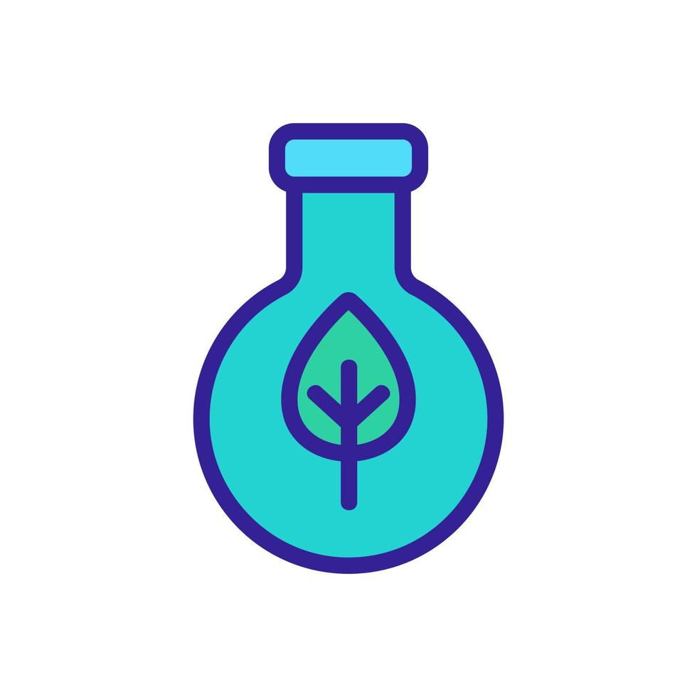 in vitro organic fluid icon vector outline illustration