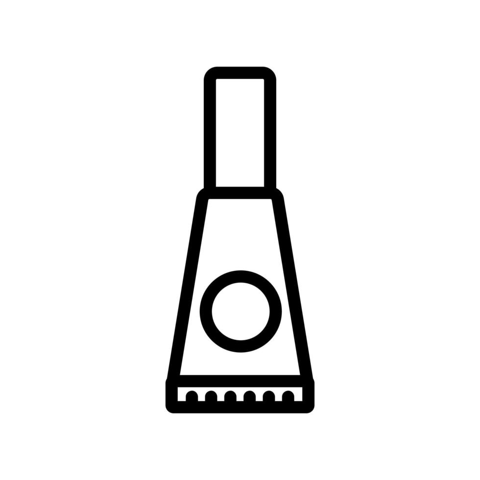 ilustración de contorno de vector de icono de tubo de crema de suero