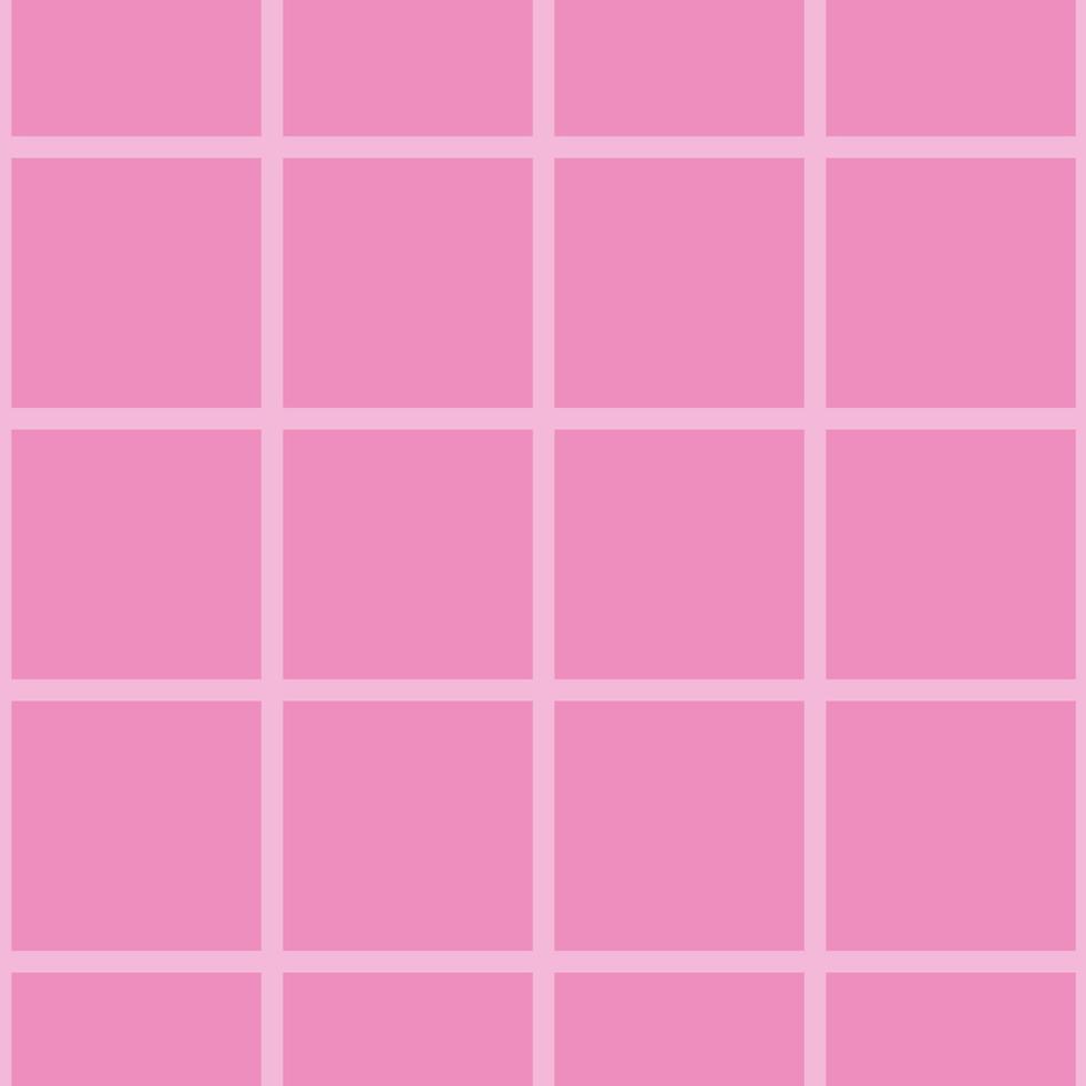 Vector seamless plaid pattern. Pink retro background.