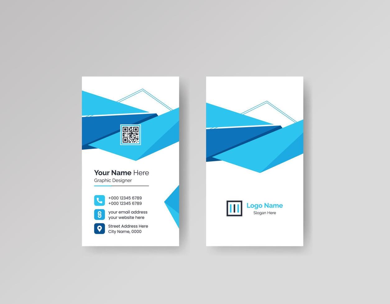 Modern Creative and Clean Business Card Design Template Vector