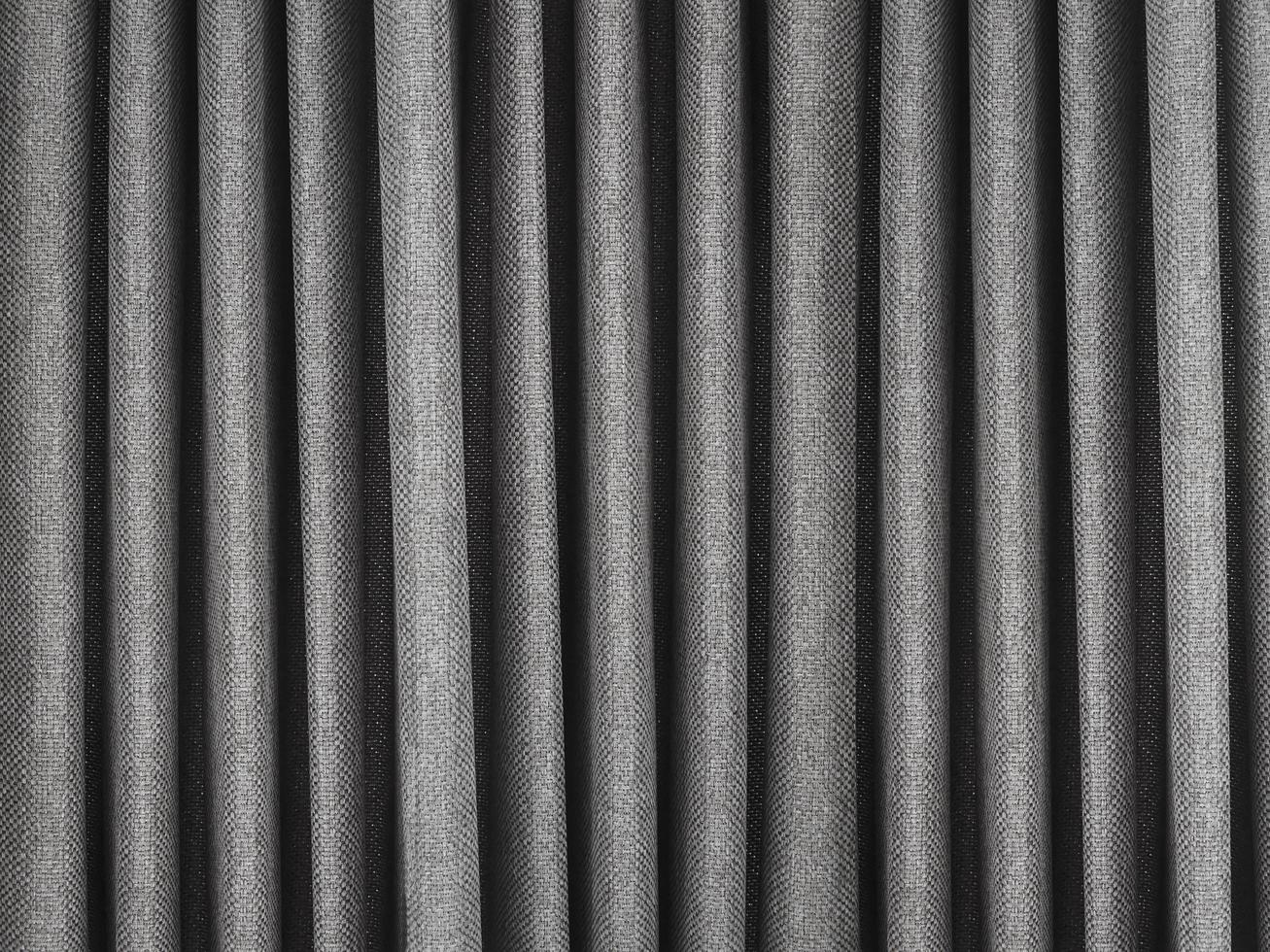 The silver curtain pattern texture background. photo