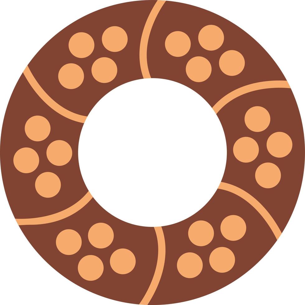 Simit Flat Icon vector