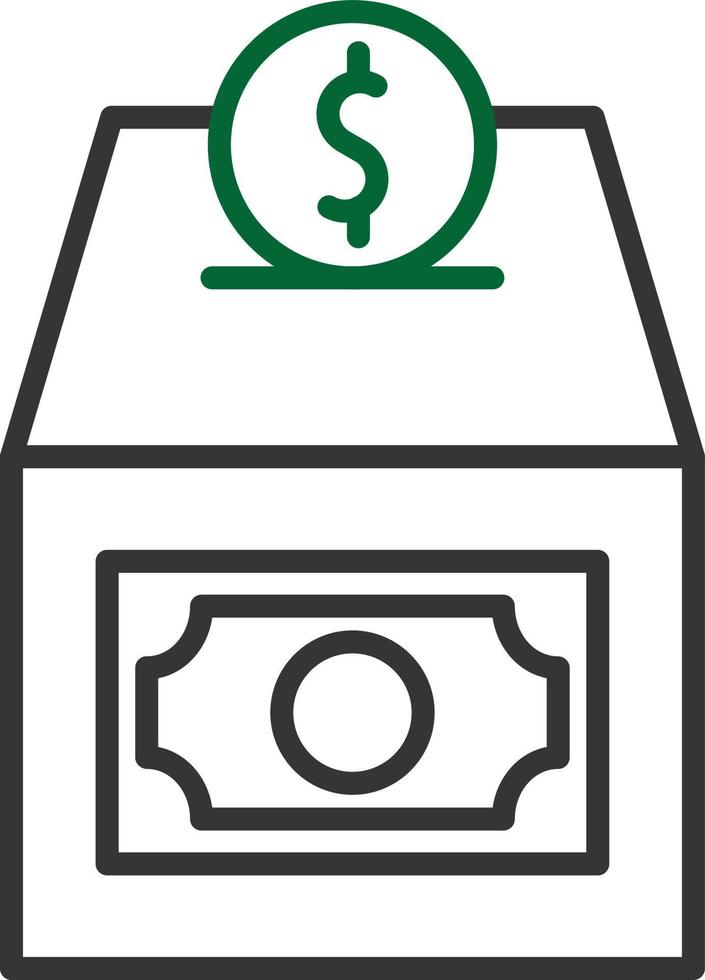 Line Two Colour Icon vector
