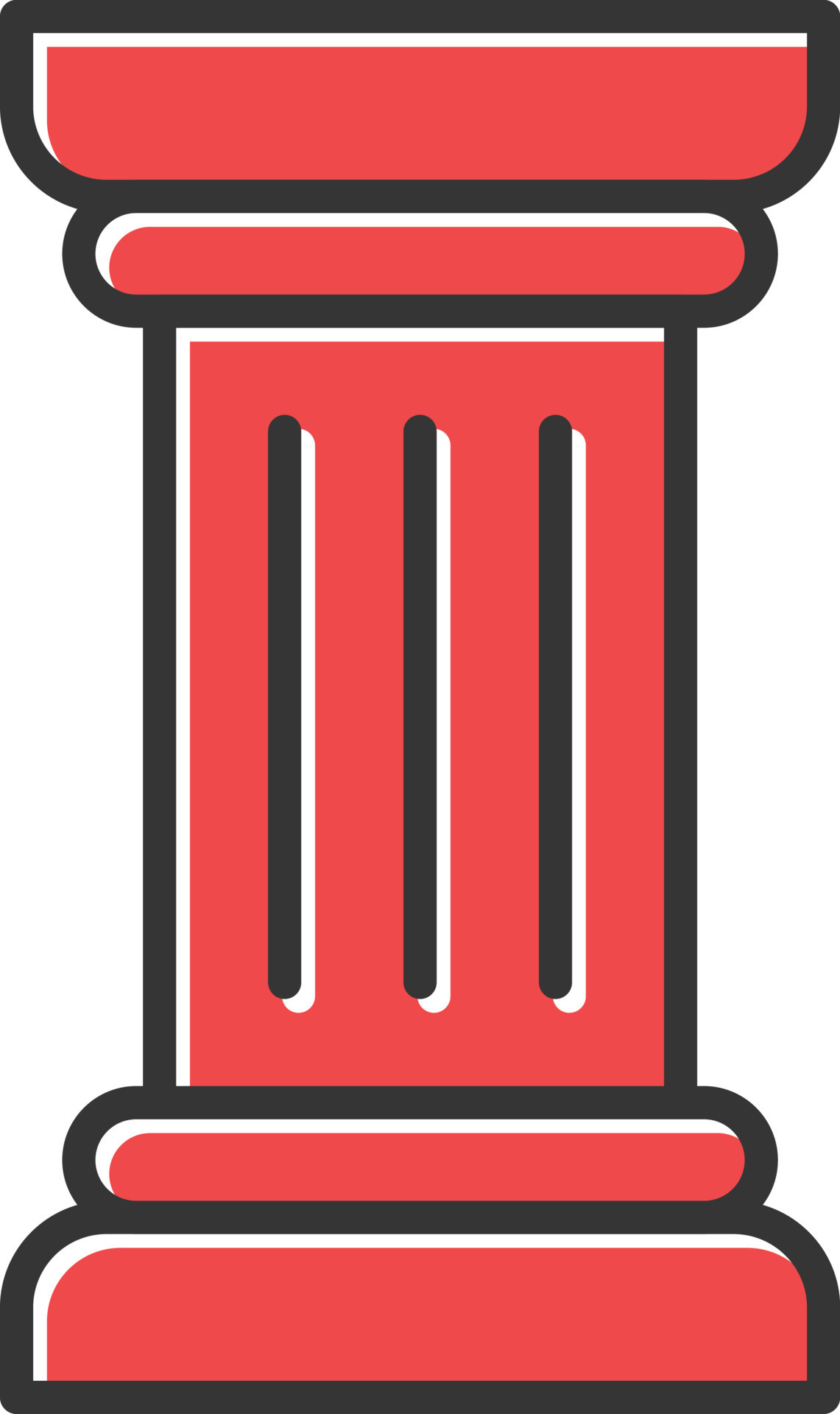 Pillar Filled Icon 9727685 Vector Art at Vecteezy