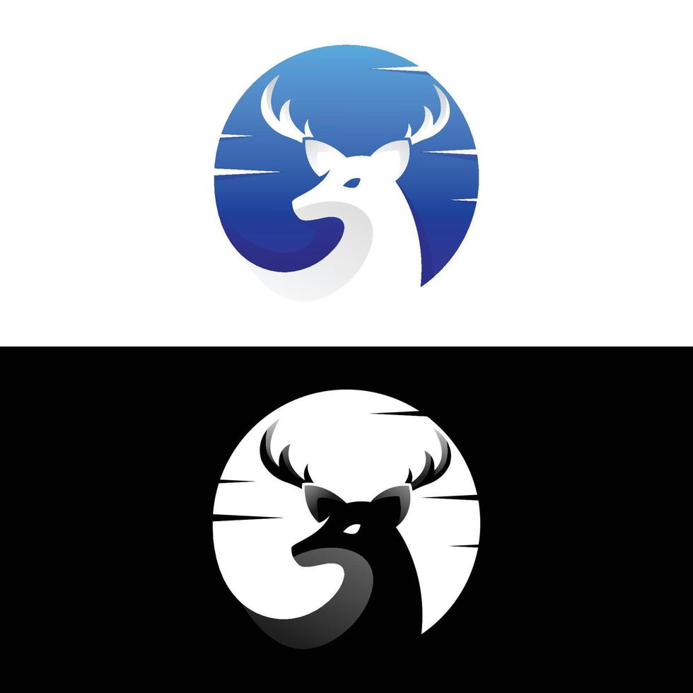 deer logo vector