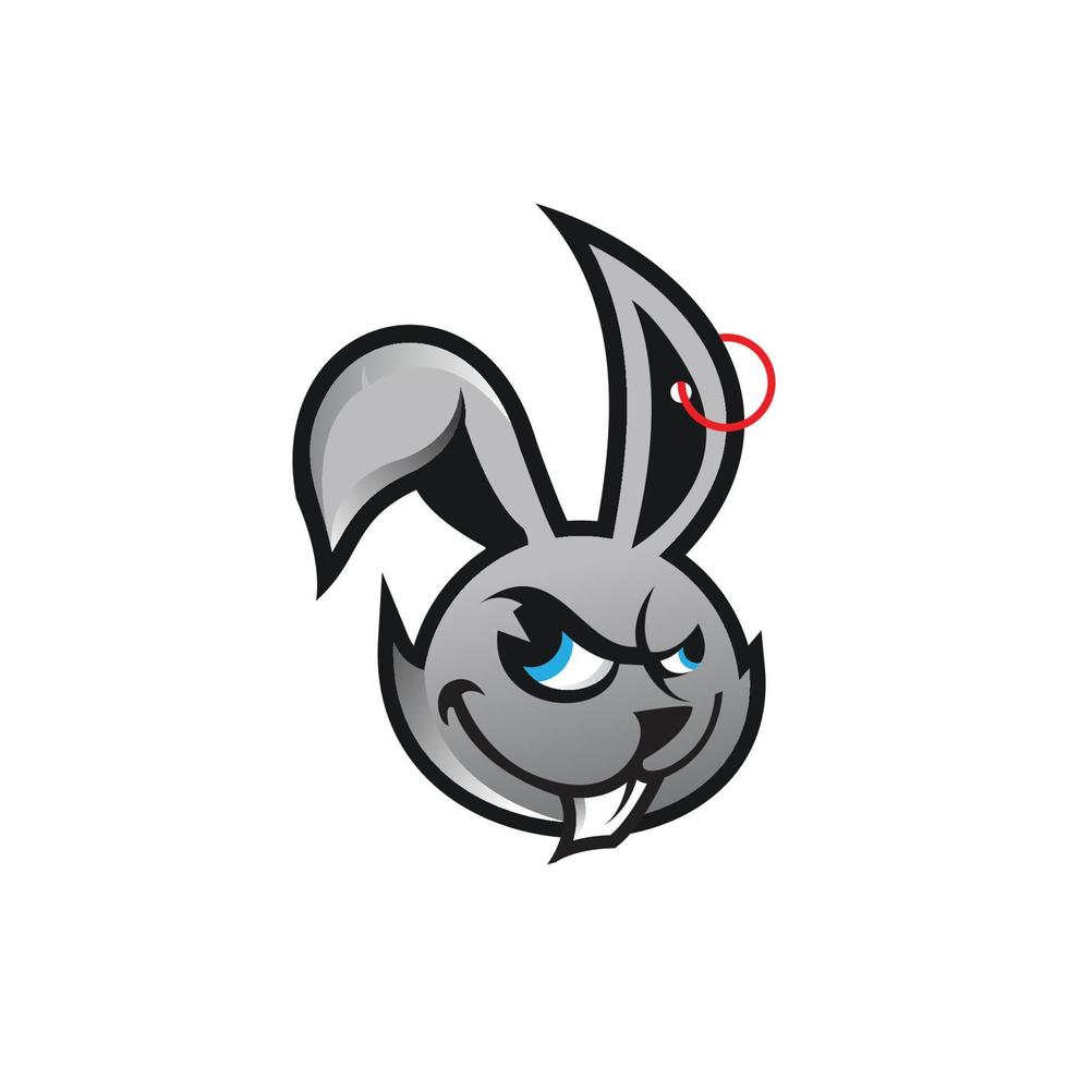 rabbit logo vector