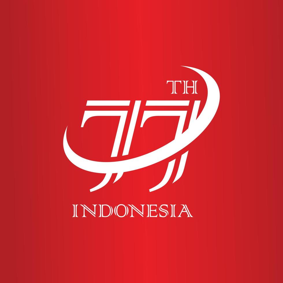 77 logo vector