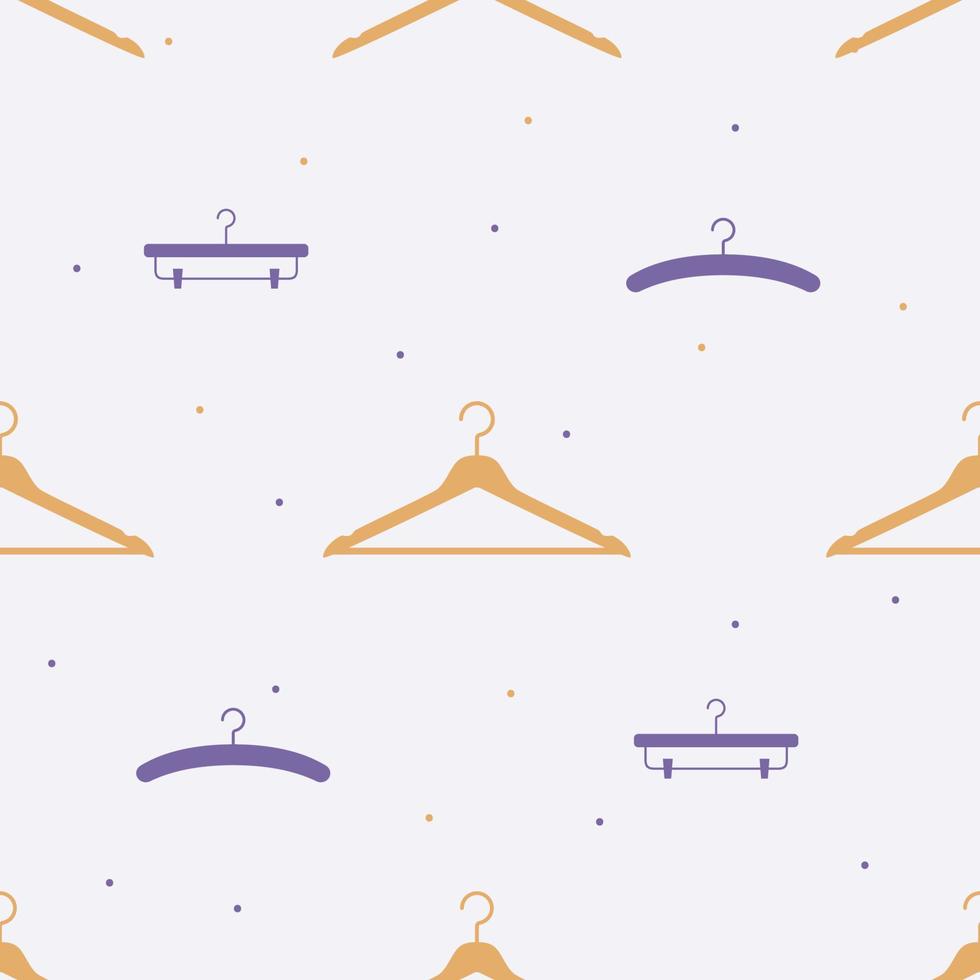 Vector flat hand drawn seamless pattern