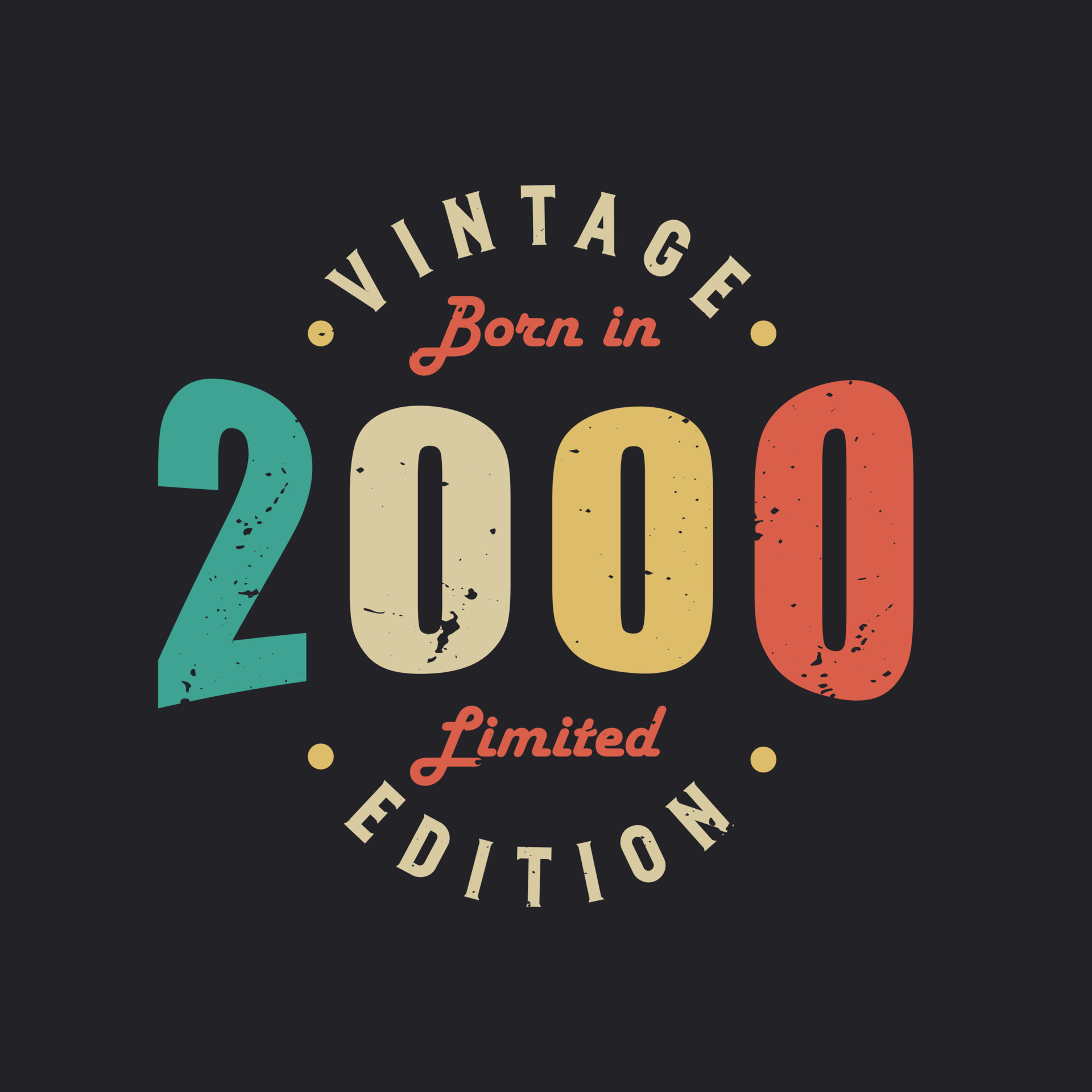 Vintage Born In 2000 Limited Edition 9729465 Vector Art At Vecteezy vintage-born-in-2000-limited-edition-9729465-vector-art-at-vecteezy