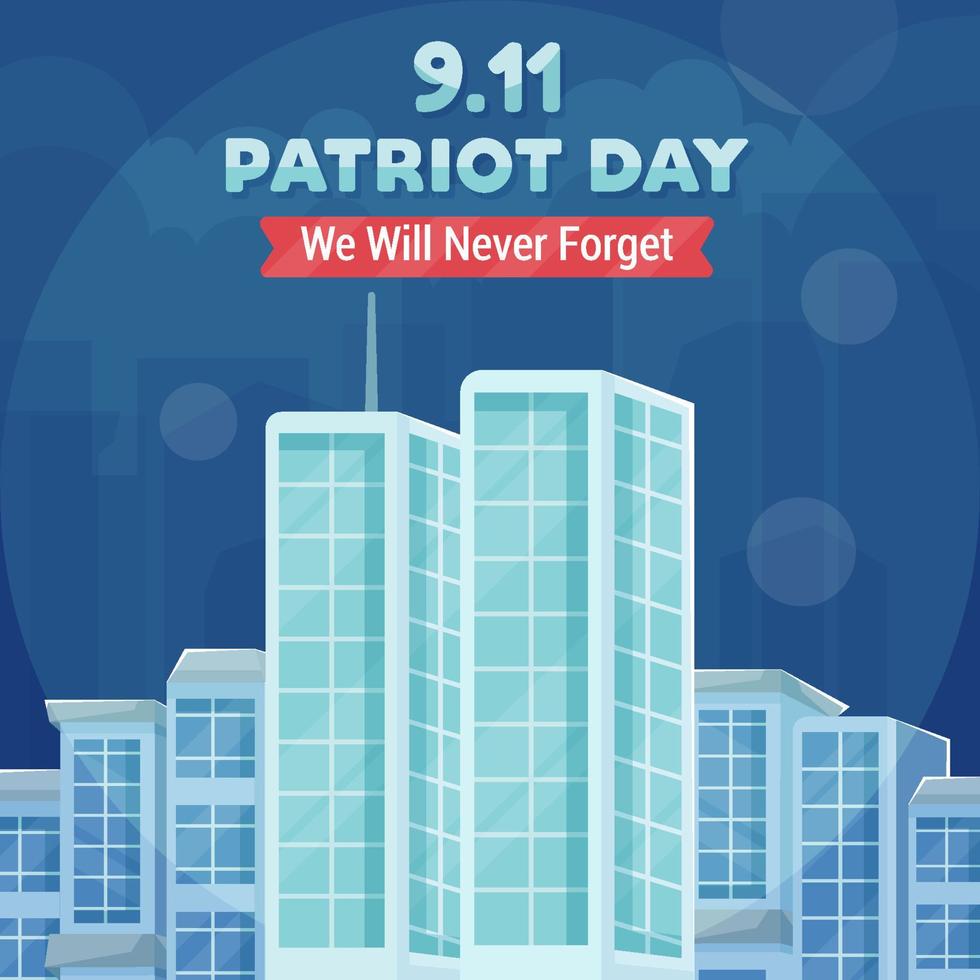 Patriot Day of 911 vector