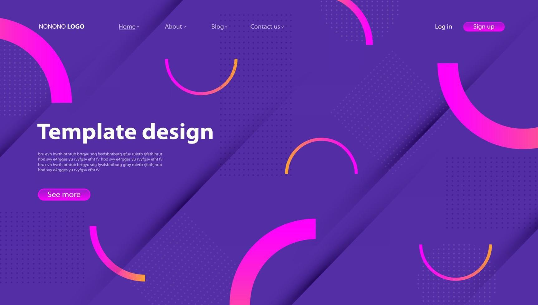 Abstract background modern design. Landing Page. Template for websites or apps.Vector. vector