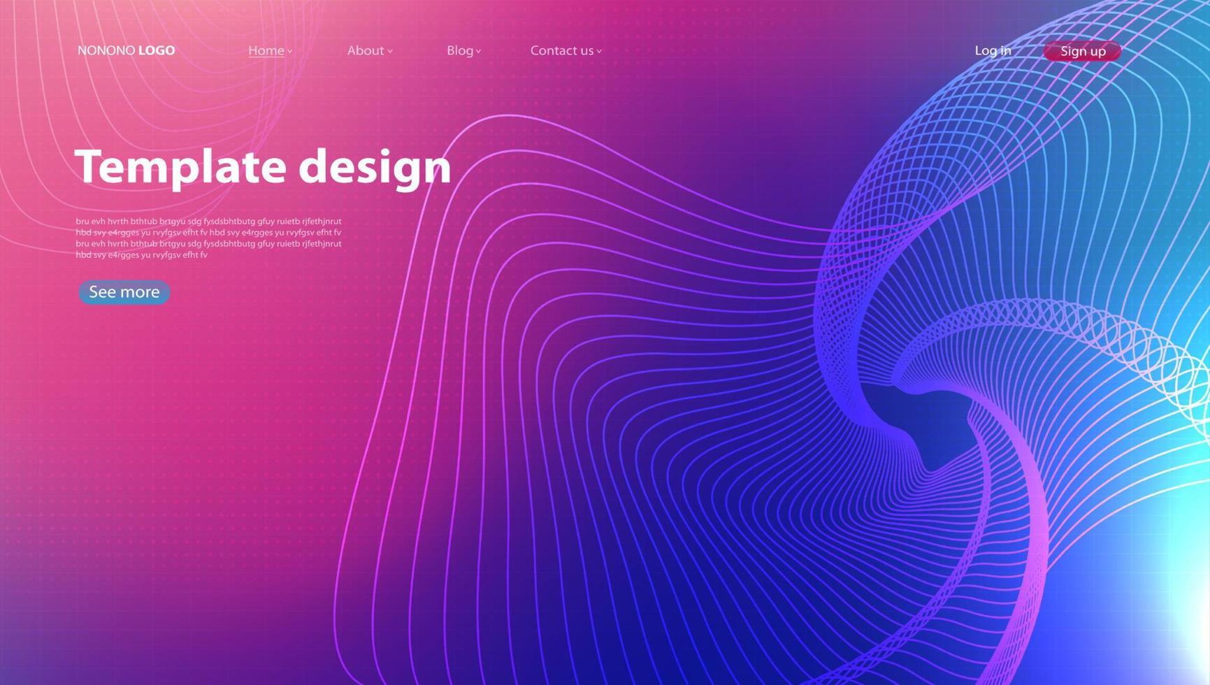 Abstract background modern design. Landing Page. Template for websites or apps.Vector. vector