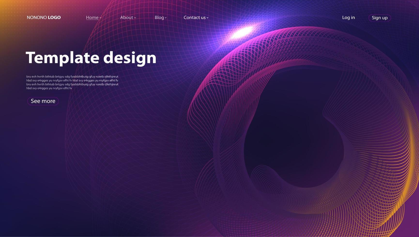 Abstract background modern design. Landing Page. Template for websites or apps.Vector. vector