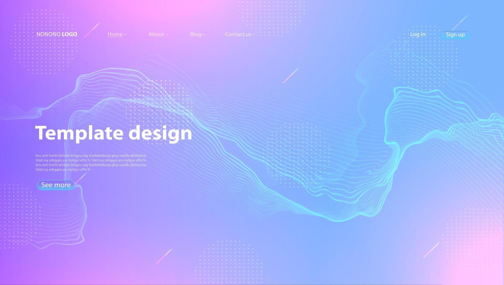 Abstract background modern design. Landing Page. Template for websites or apps.Vector. vector