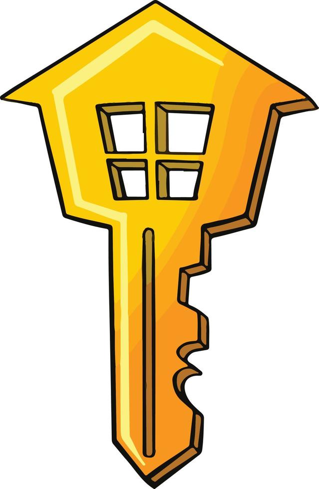 Keys to a new house real estate purchase, a logo   realtor vector