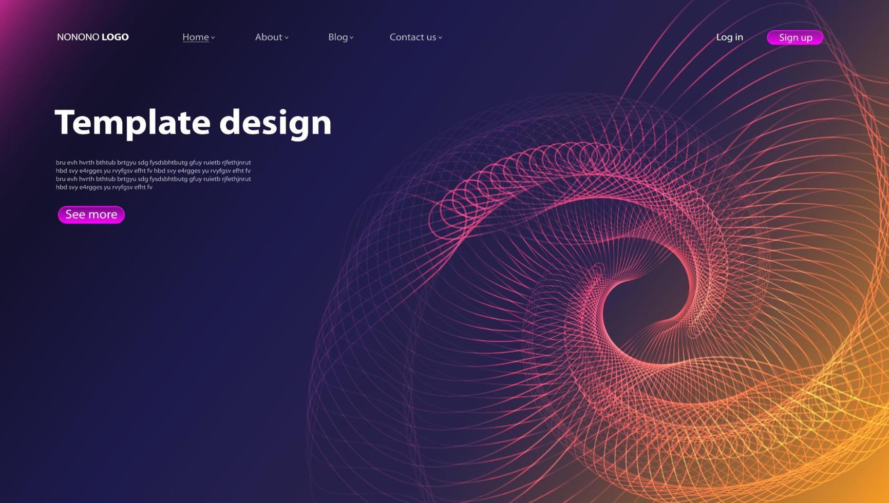 Abstract background modern design. Landing Page. Template for websites or apps.Vector. vector