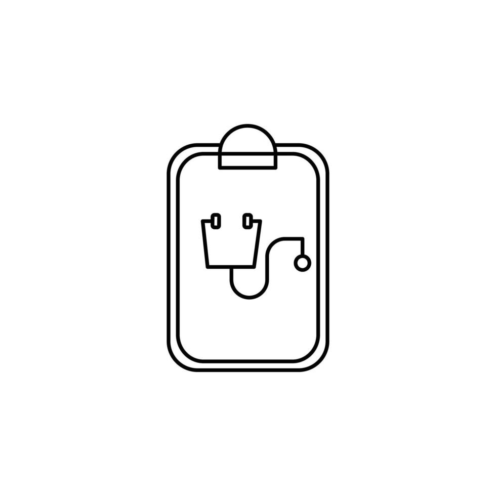 Data Medical Icon vector