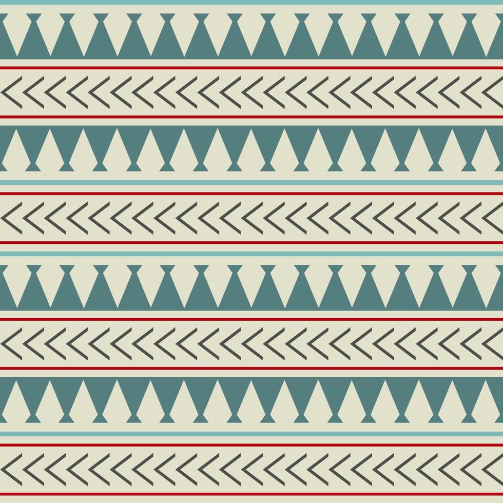 Vector seamless triangles pattern maori, ethnic, japan style. Colorful geometric background.