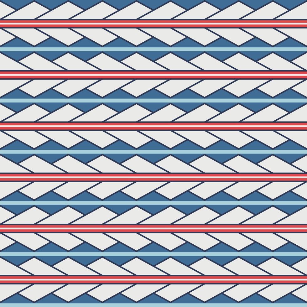 Vector seamless triangles pattern maori, ethnic, japan style. Colorful geometric background.