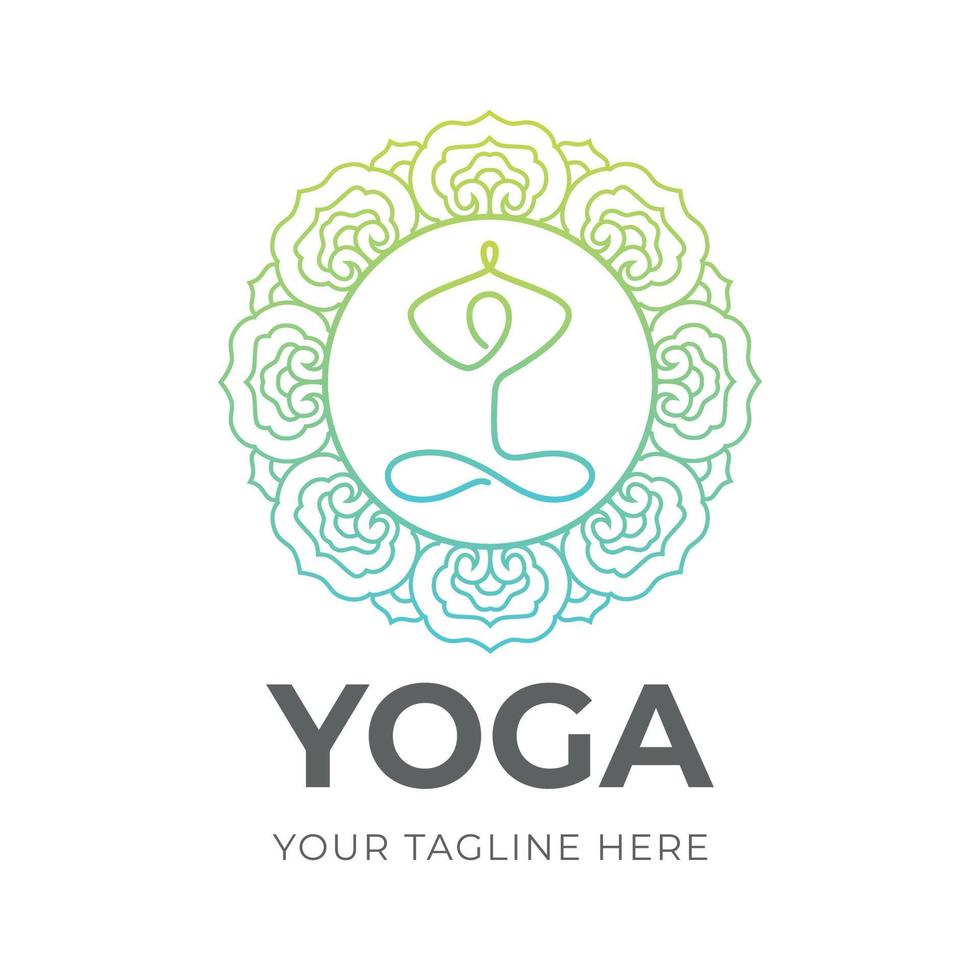 Yoga Logo Template vector