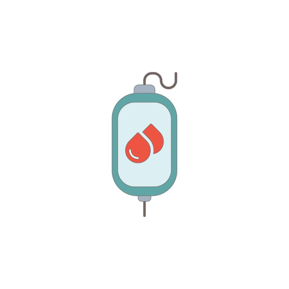 Infusion Bag Icon vector