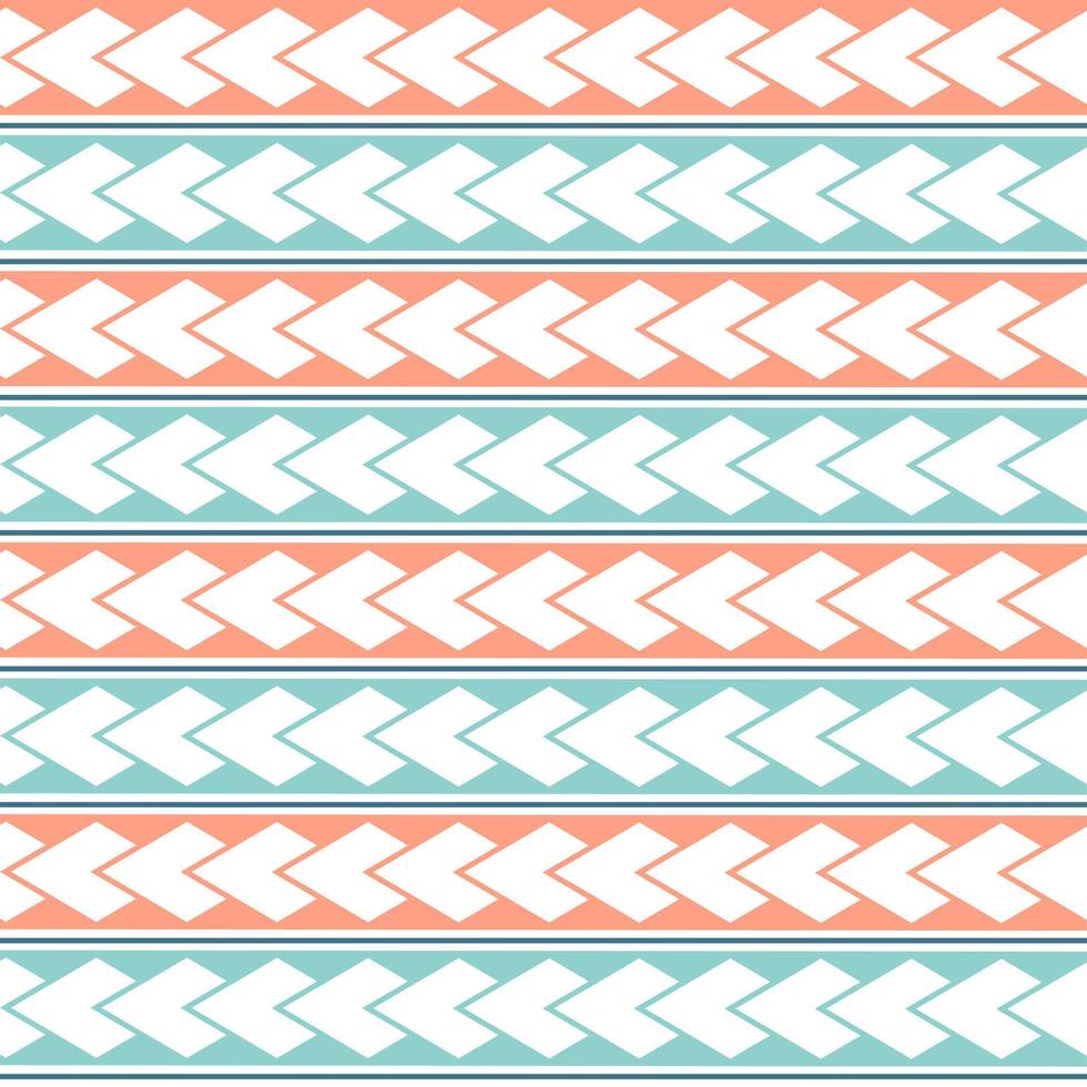 Vector seamless triangles pattern maori, ethnic, japan style. Colorful geometric background.