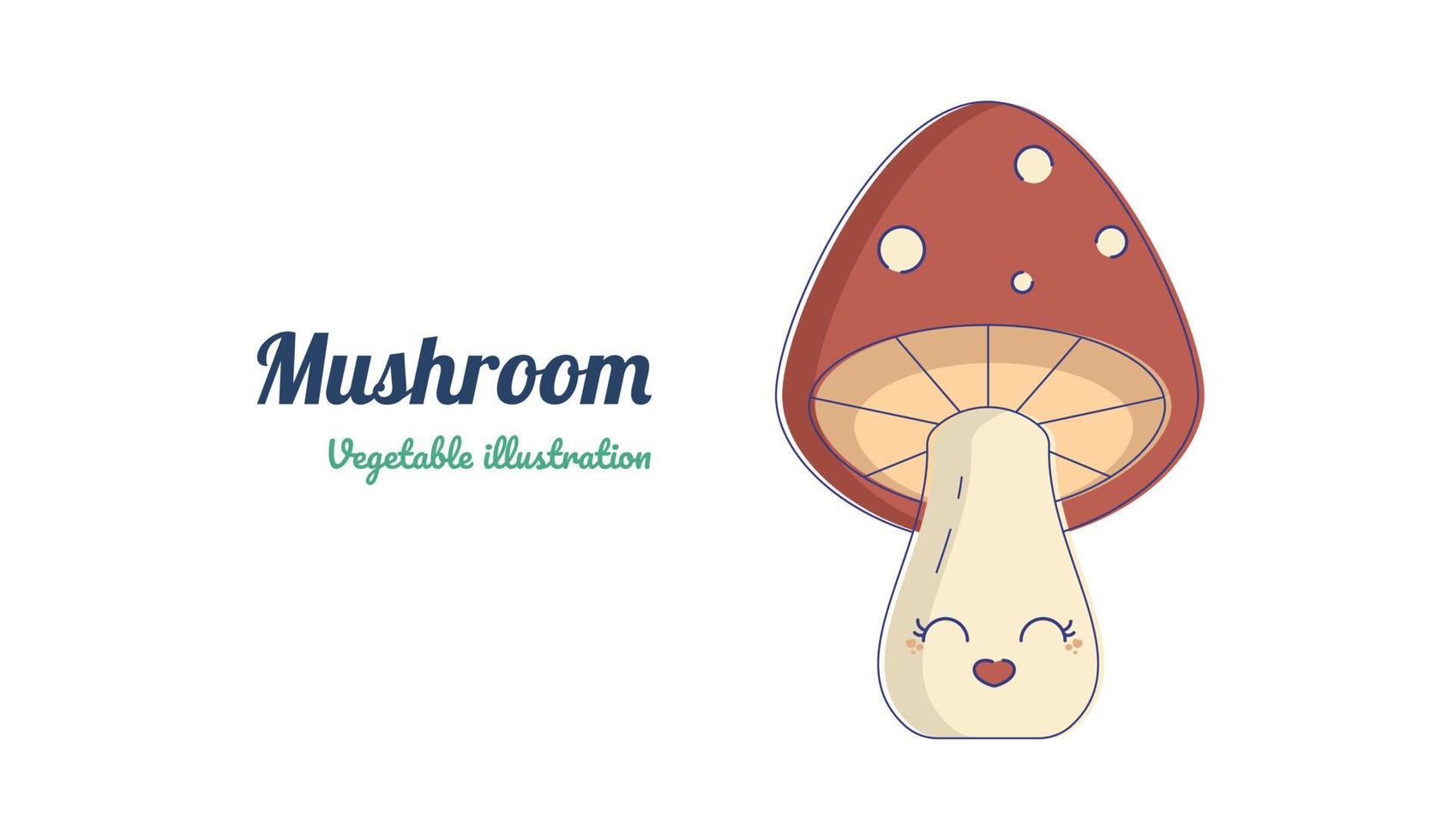 Mushroom Illustration design vector