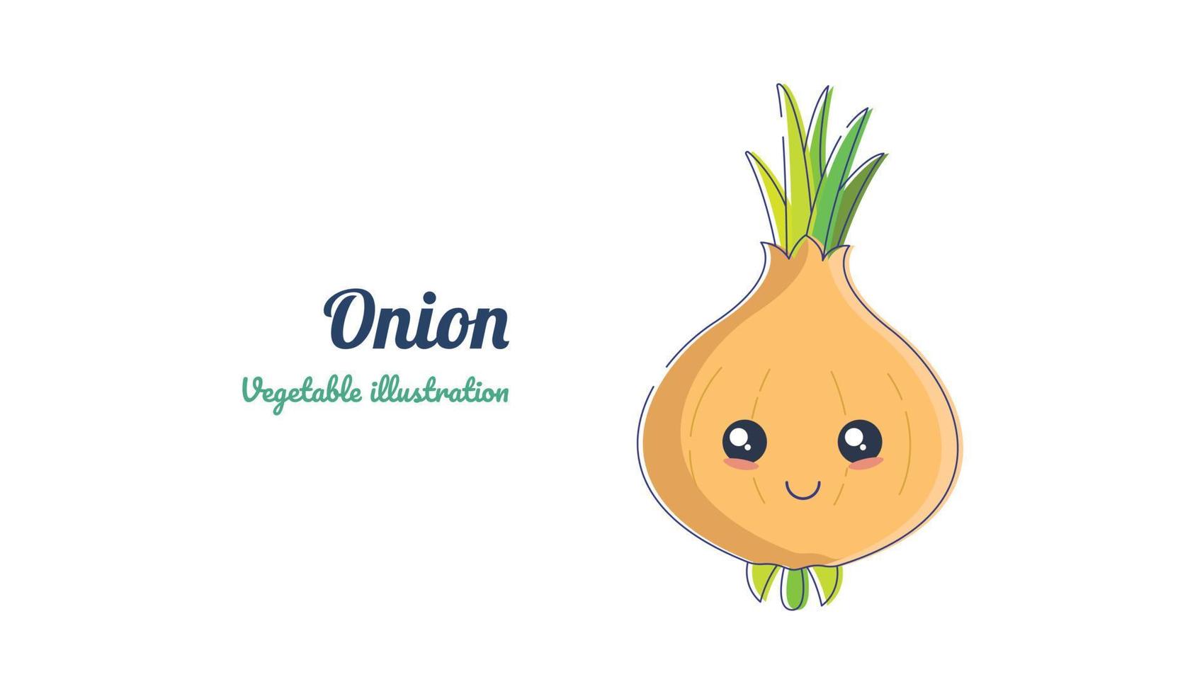 Onion Illustration design vector