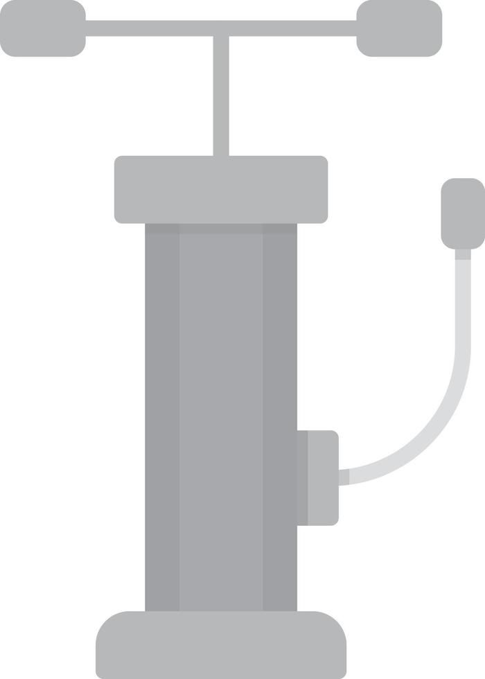 Air Pump Flat Greyscale vector