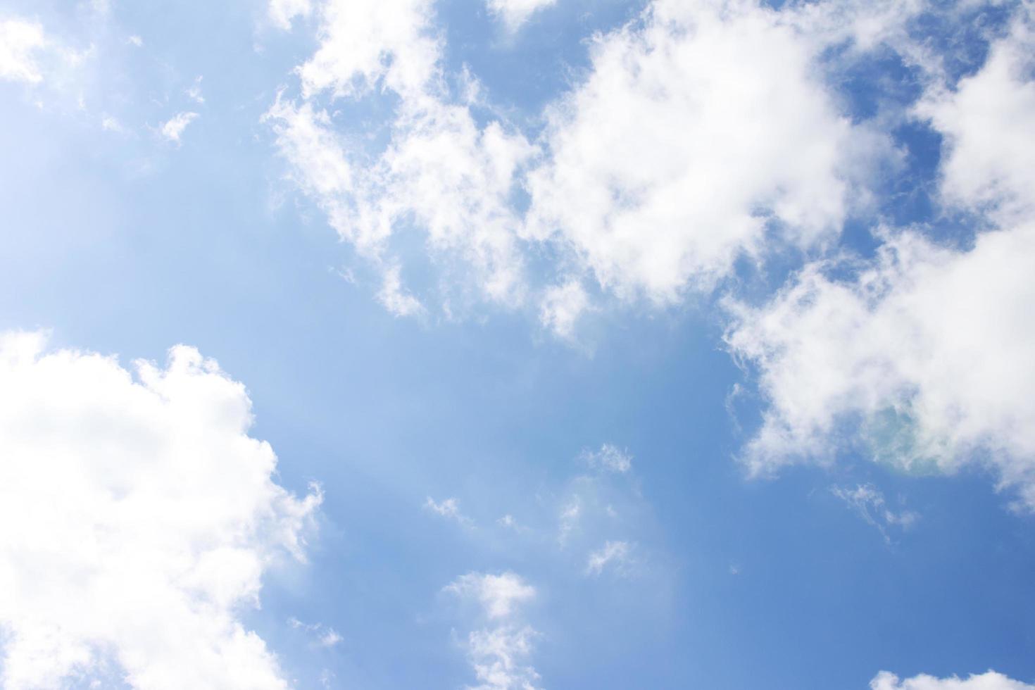 clouds in the blue sky photo