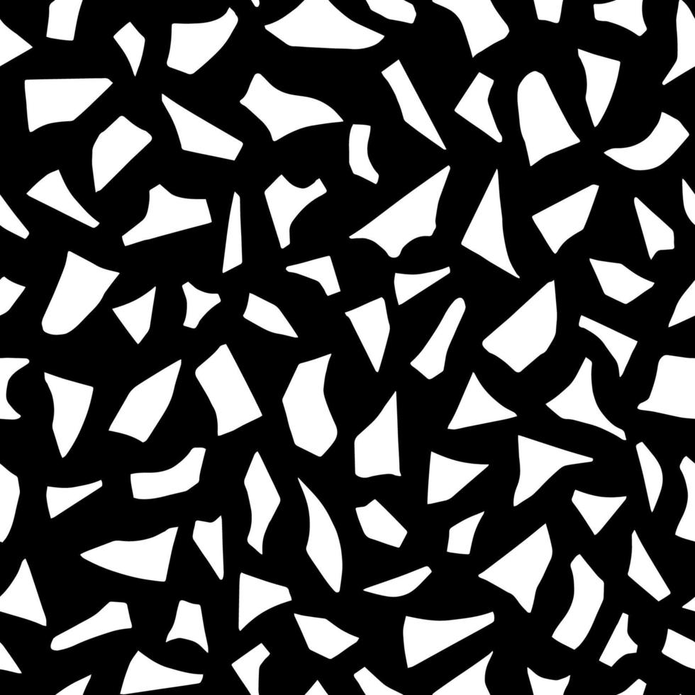 Abstract seamless pattern with small shapes. Vector background with paper cut out figures. Simple and beautiful background.