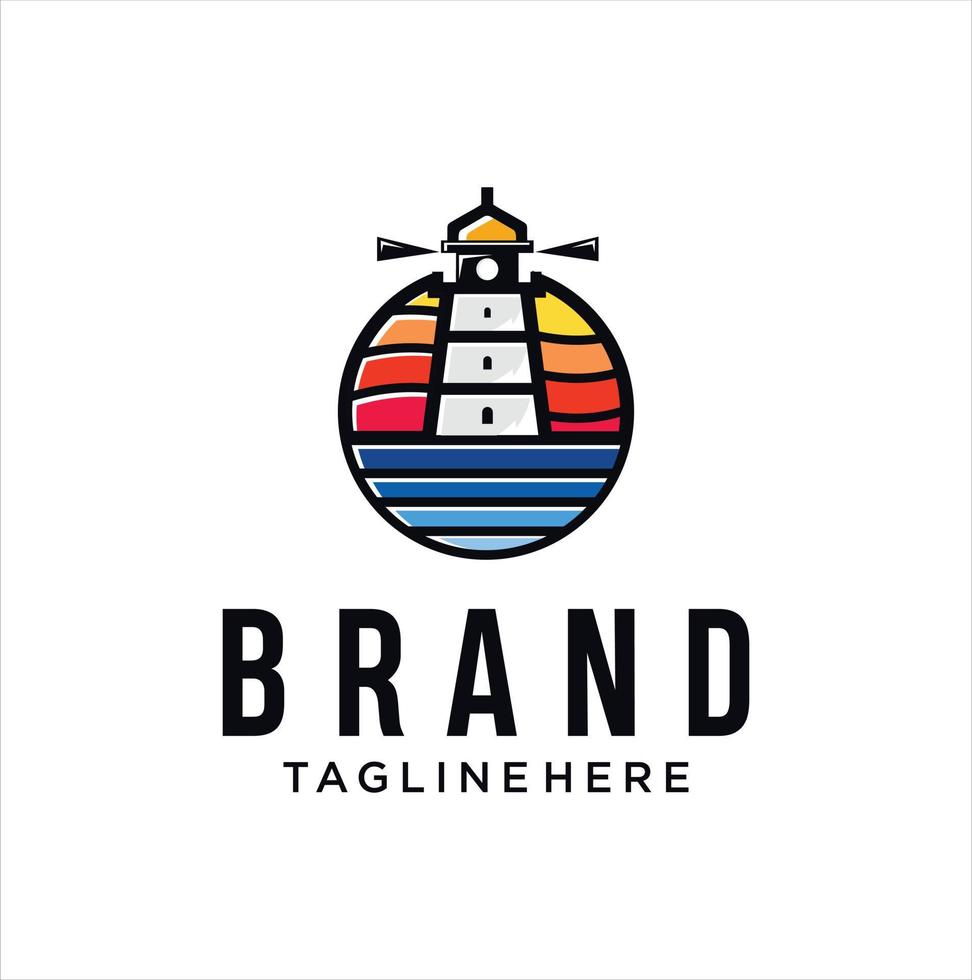LightHouse Logo stock illustration of navigation vector