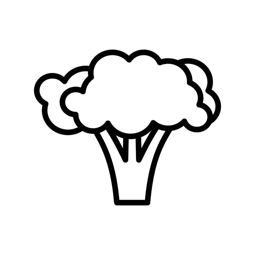 plantilla de diseño de vector de icono de brócoli