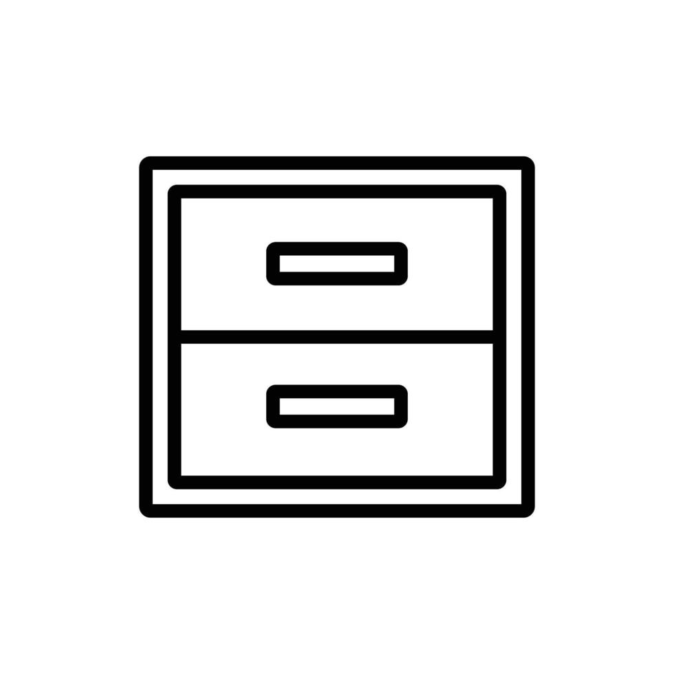 cabinet icon vector design template