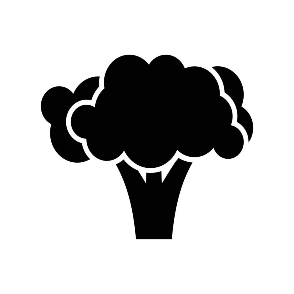 brocolli icon vector design template