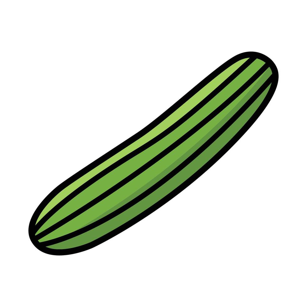 plantilla de diseño de vector de icono de pepino