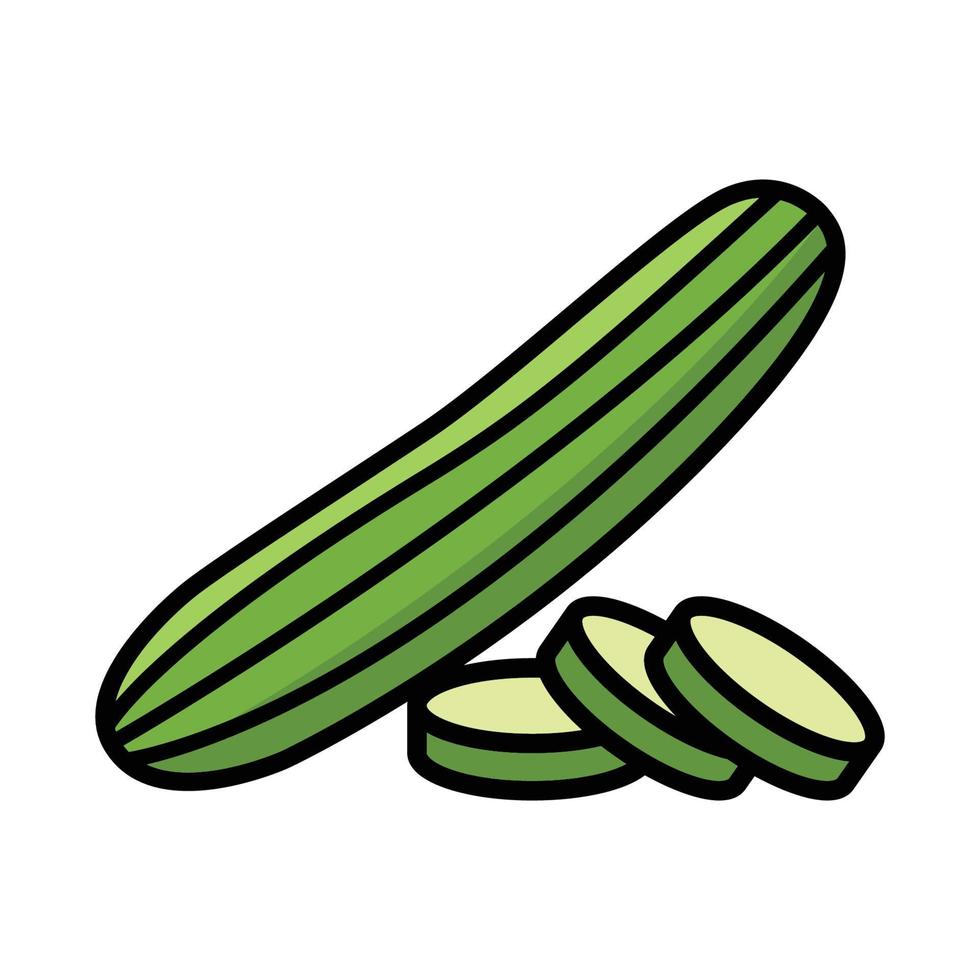 plantilla de diseño de vector de icono de pepino