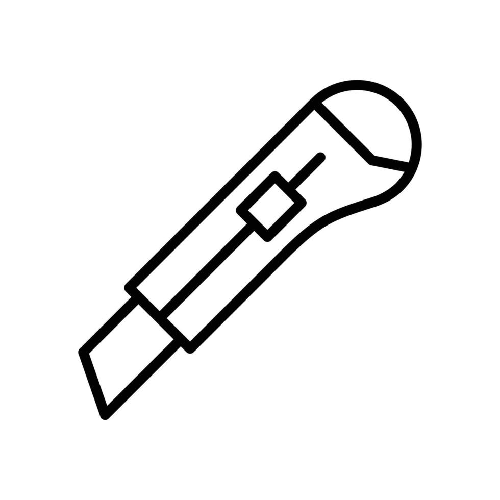 plantilla de diseño de vector de icono de cuchillo de corte